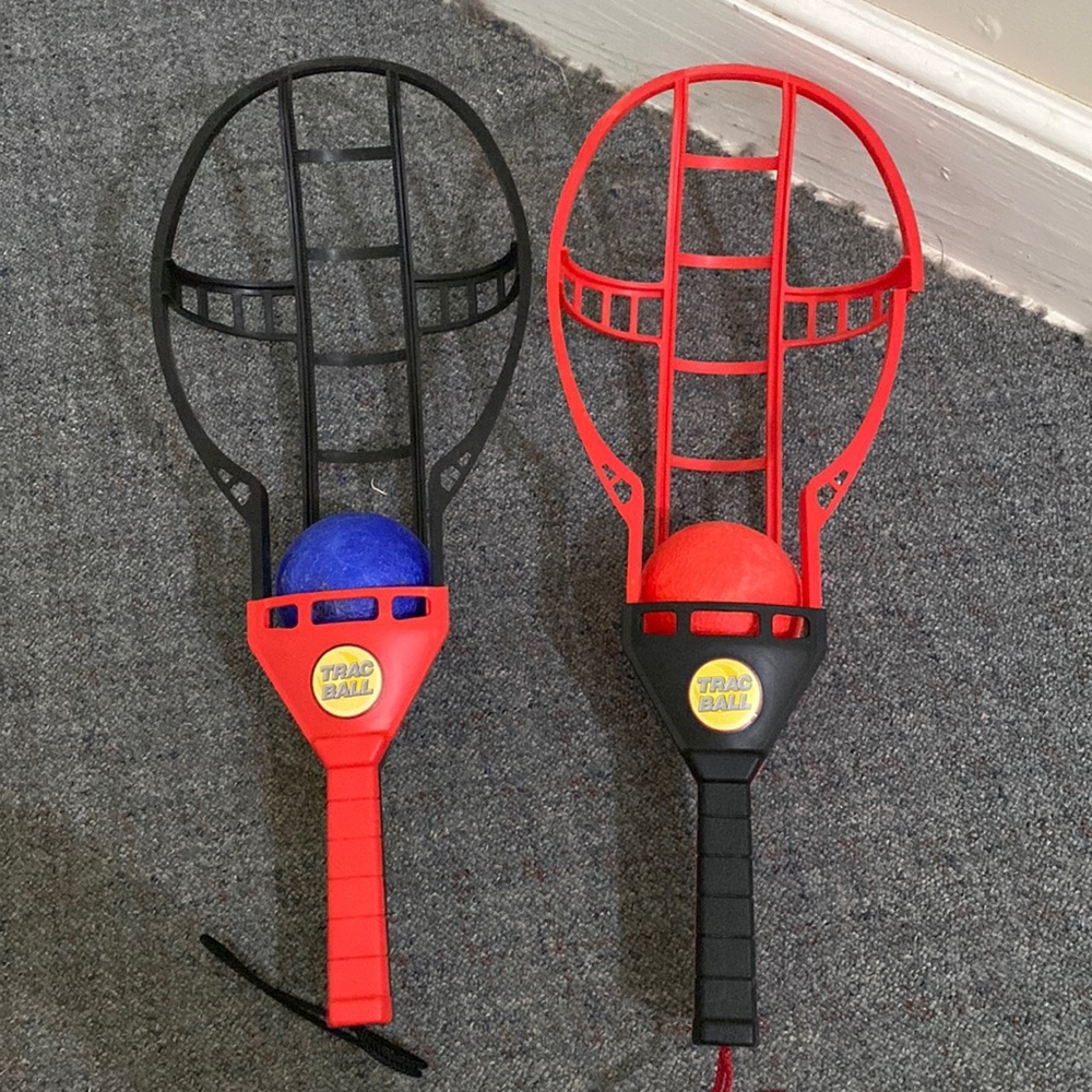 Trac Ball rackets with balls